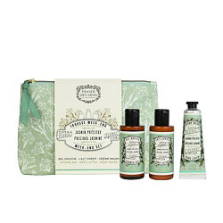 Panier des Sens Precious Jasmine gel doccia 70 ml + Latte corpo 70 ml + Crema da mani 30 ml + Trouss