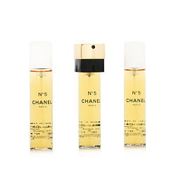 Chanel No 5 EDP ricarica 2 x 20 ml + EDP ricarica con spray 20 ml (donna)